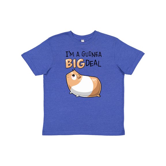 Inktastic I'm a Guinea Big Deal with Cute Guinea Pig Youth T-Shirt