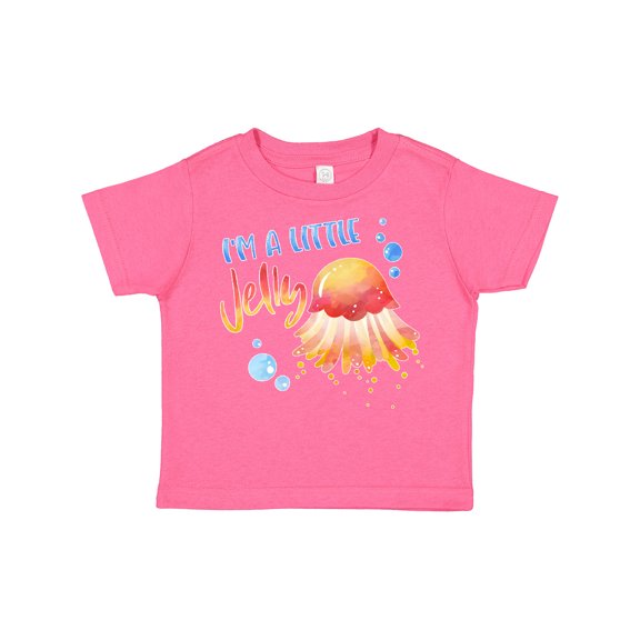 Inktastic I'm a Little Jelly Jellyfish Humor with Bubbles Boys or Girls Toddler T-Shirt