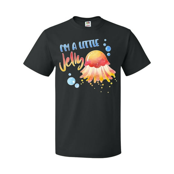 Inktastic I'm a Little Jelly Jellyfish Humor with Bubbles T-Shirt