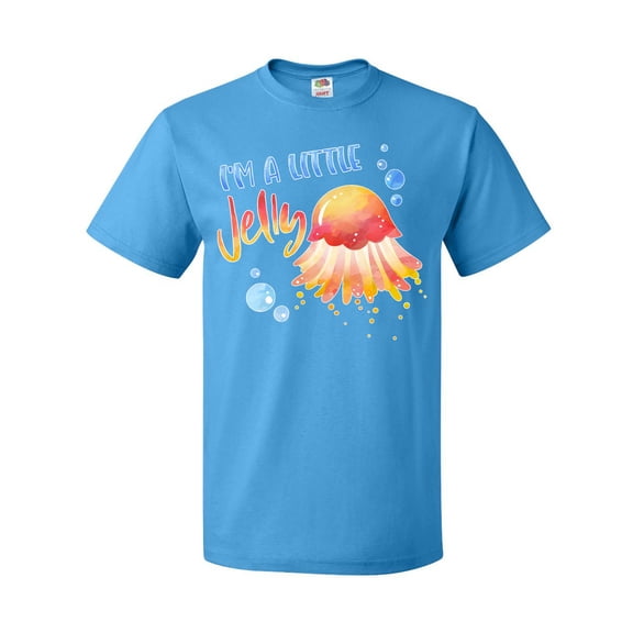 Inktastic I'm a Little Jelly Jellyfish Humor with Bubbles T-Shirt