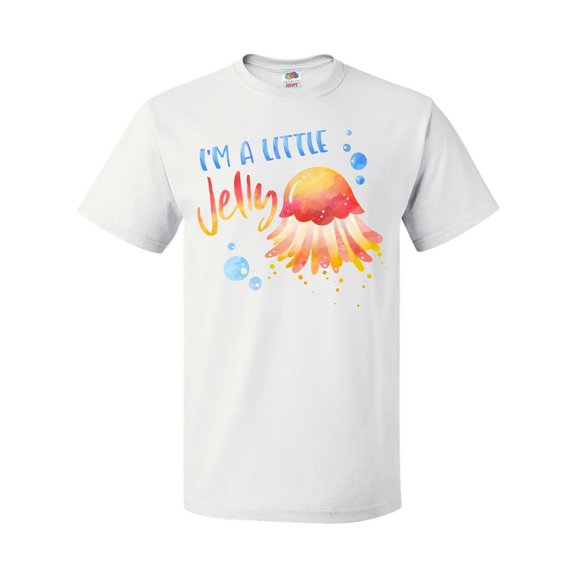 Inktastic I'm a Little Jelly Jellyfish Humor with Bubbles T-Shirt