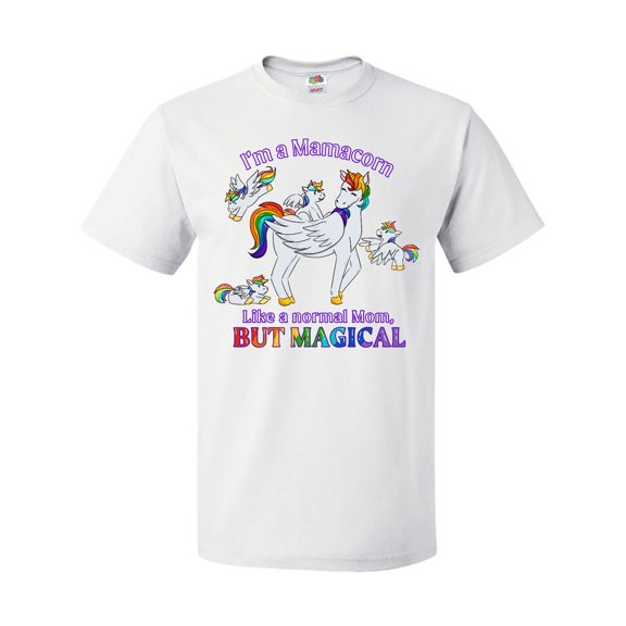 Inktastic I'm a Mamacorn, like a normal Mom, but magical T-Shirt