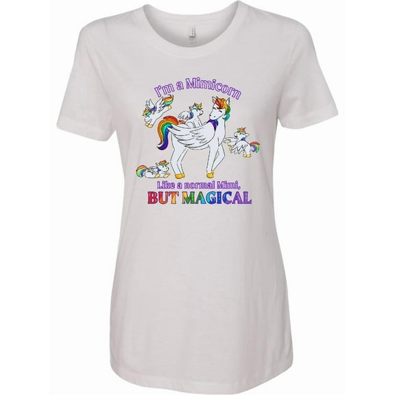 Inktastic I'm a Mimicorn, Like a Normal Mimi, but Magical Women's T-Shirt