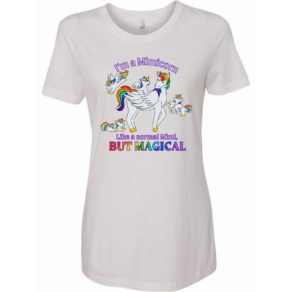 Inktastic I'm a Mimicorn, Like a Normal Mimi, but Magical Women's T-Shirt