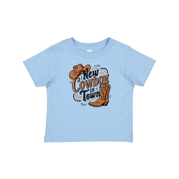 Inktastic I'm a New Cowboy in Town Boys or Girls Baby T-Shirt