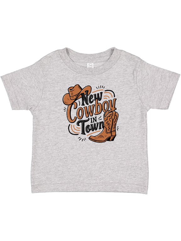 I'm a New Cowboy in Town Boys or Girls Baby T-Shirt