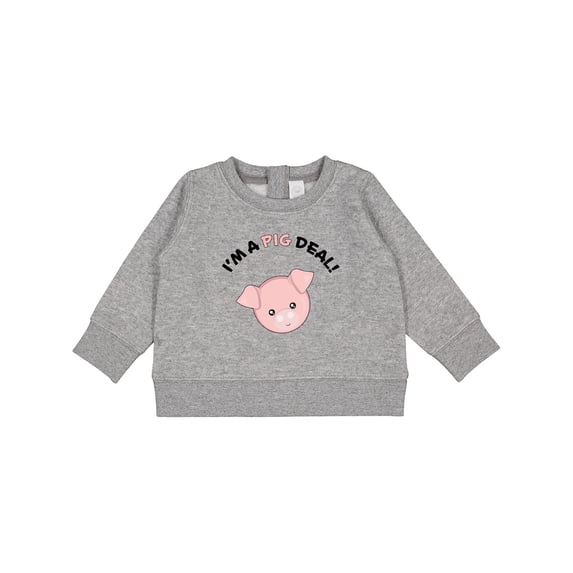 Inktastic I'm a Pig Deal Cute Pig Pun Baby Sweatshirt