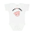 thumbnail image 1 of Inktastic I'm a Pig Deal Cute Pig Pun Boys or Girls Baby Bodysuit, 1 of 5
