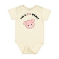 thumbnail image 1 of Inktastic I'm a Pig Deal Cute Pig Pun Boys or Girls Baby Bodysuit, 1 of 5