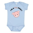 thumbnail image 1 of Inktastic I'm a Pig Deal Cute Pig Pun Boys or Girls Baby Bodysuit, 1 of 5