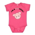 thumbnail image 1 of Inktastic I'm a Pig Deal Cute Pig Pun Boys or Girls Baby Bodysuit, 1 of 5