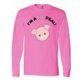thumbnail image 1 of Inktastic I'm a Pig Deal Cute Pig Pun Long Sleeve T-Shirt, 1 of 5