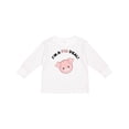thumbnail image 1 of Inktastic I'm a Pig Deal cute pig pun Boys or Girls Long Sleeve Toddler T-Shirt, 1 of 5
