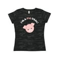 thumbnail image 1 of Inktastic I'm a Pig Deal cute pig pun Women's T-Shirt, 1 of 5