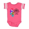 thumbnail image 1 of Inktastic I'm a Pirate Mermaid-like a Regular Mermaid, Only Cooler Boys or Girls Baby Bodysuit, 1 of 5