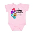 thumbnail image 1 of Inktastic I'm a Pirate Mermaid-like a Regular Mermaid, Only Cooler Boys or Girls Baby Bodysuit, 1 of 5