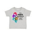 thumbnail image 1 of Inktastic I'm a Pirate Mermaid-like a Regular Mermaid, Only Cooler Boys or Girls Toddler T-Shirt, 1 of 5