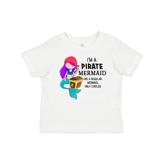 Inktastic I'm a Pirate Mermaid-like a regular mermaid, only cooler Boys or Girls Baby T-Shirt