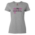 thumbnail image 1 of Inktastic I'm a Survivor Breast Cancer Awareness with Ribbon Women's T-Shirt, 1 of 5