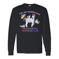 thumbnail image 1 of Inktastic I'm an Auntiecorn Like a Normal Aunt but Magical Long Sleeve T-Shirt, 1 of 5
