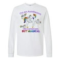 thumbnail image 1 of Inktastic I'm an Auntiecorn Like a Normal Aunt but Magical Long Sleeve T-Shirt, 1 of 5