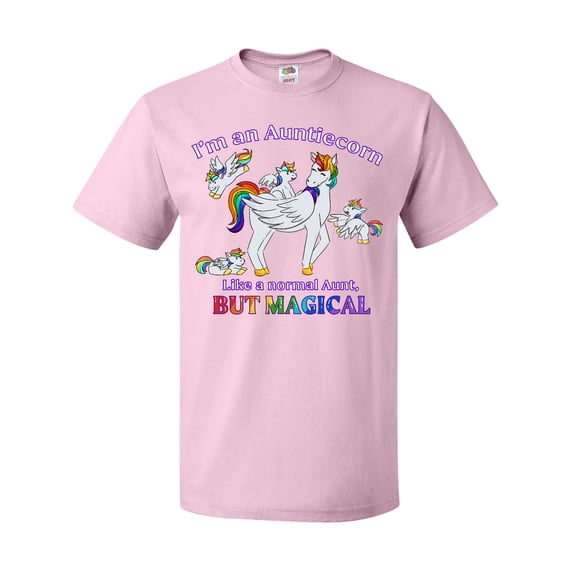 Inktastic I'm an Auntiecorn Like a Normal Aunt but Magical T-Shirt