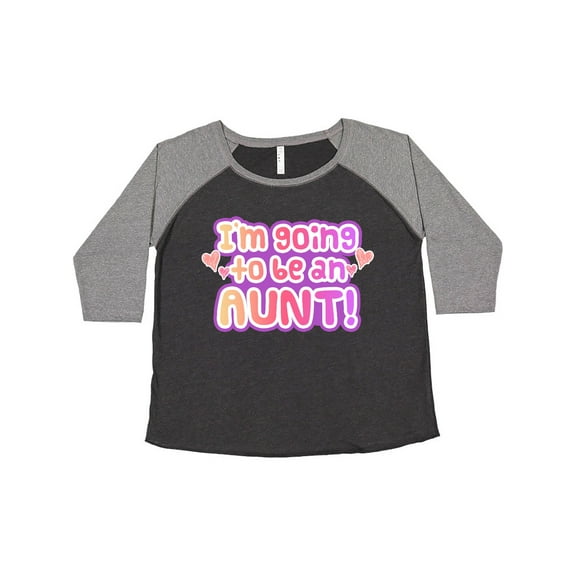 Inktastic I'm going to be an aunt Women's Plus Size T-Shirt