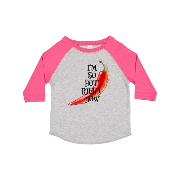Inktastic I'm so hot right now Chili Pepper on Fire Boys or Girls Toddler T-Shirt