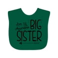 thumbnail image 1 of Inktastic I'm the Awesome Big Sister Girls Baby Bib, 1 of 4