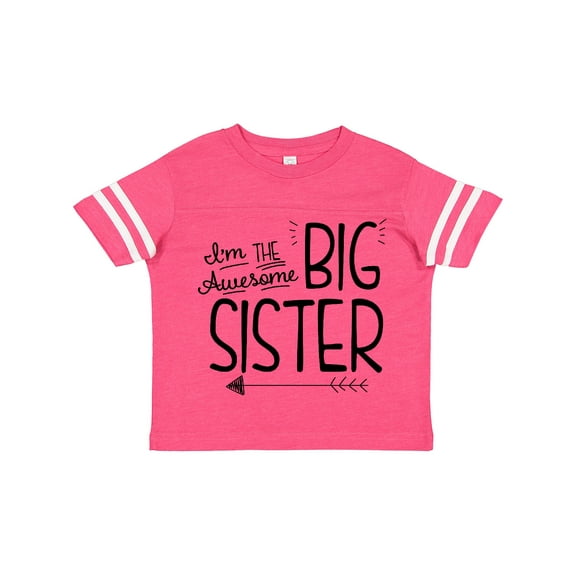 Inktastic I'm the Awesome Big Sister Girls Toddler T-Shirt