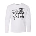 thumbnail image 1 of Inktastic I'm the Awesome Big Sister Long Sleeve Youth T-Shirt, 1 of 5
