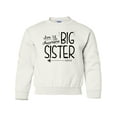 thumbnail image 1 of Inktastic I'm the Awesome Big Sister Youth Sweatshirt, 1 of 4