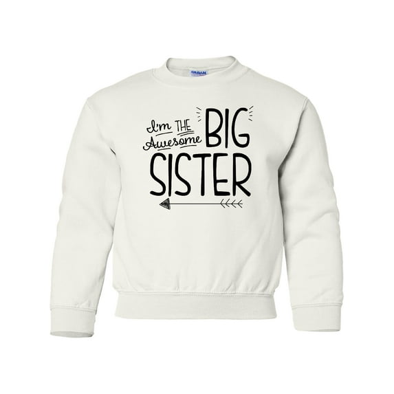 Inktastic I'm the Awesome Big Sister Youth Sweatshirt