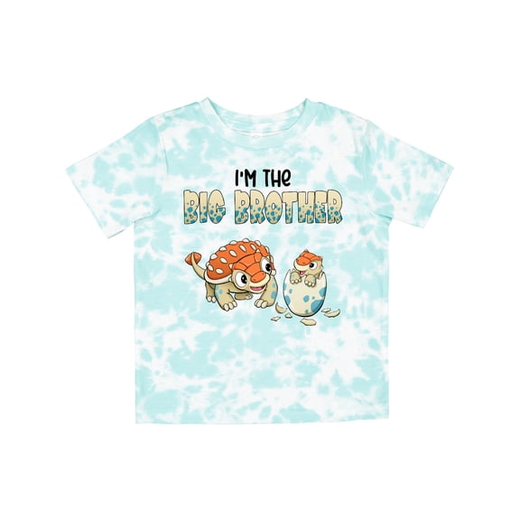 Inktastic I'm the Big Brother Ankylosaurus Bros Boys Toddler T-Shirt