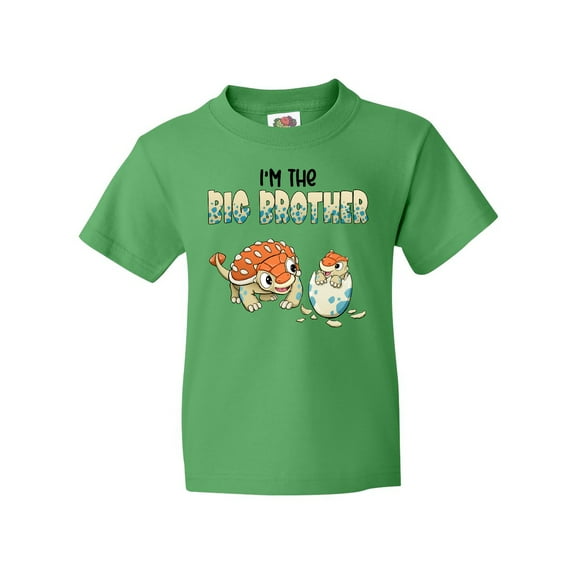 Inktastic I'm the Big Brother Ankylosaurus Bros Youth T-Shirt