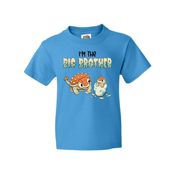 Inktastic I'm the Big Brother Ankylosaurus Bros Youth T-Shirt