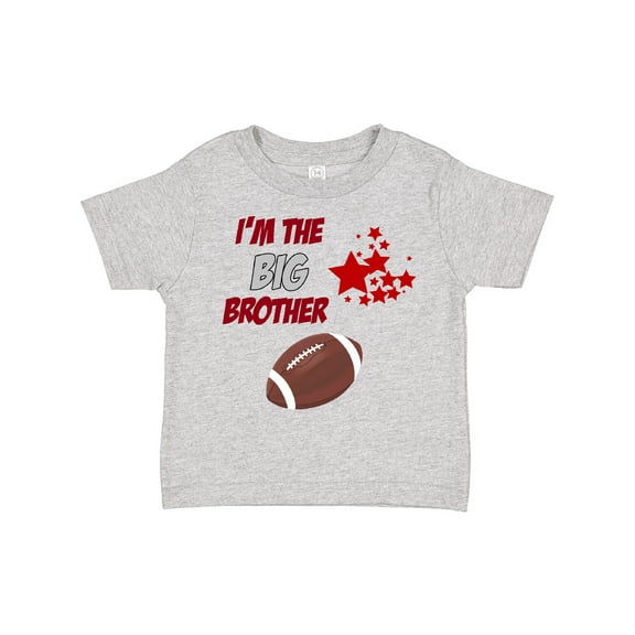 Inktastic I'm the Big Brother Football Boys Toddler T-Shirt