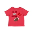thumbnail image 1 of Inktastic I'm the Big Brother Football Boys Toddler T-Shirt, 1 of 5