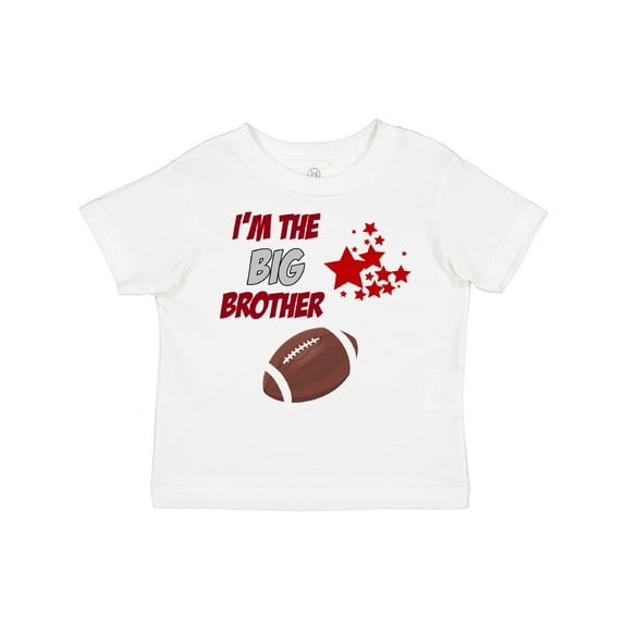 Inktastic I'm the Big Brother Football Boys Toddler T-Shirt