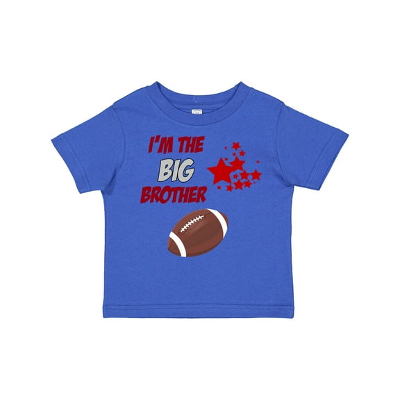 Inktastic I'm the Big Brother Football Boys Toddler T-Shirt