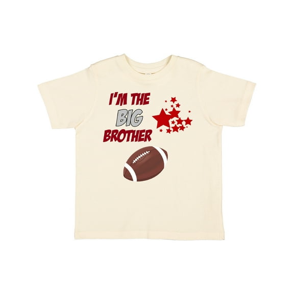 Inktastic I'm the Big Brother Football Boys Toddler T-Shirt