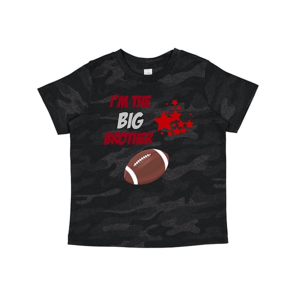 Inktastic I'm the Big Brother Football Boys Toddler T-Shirt