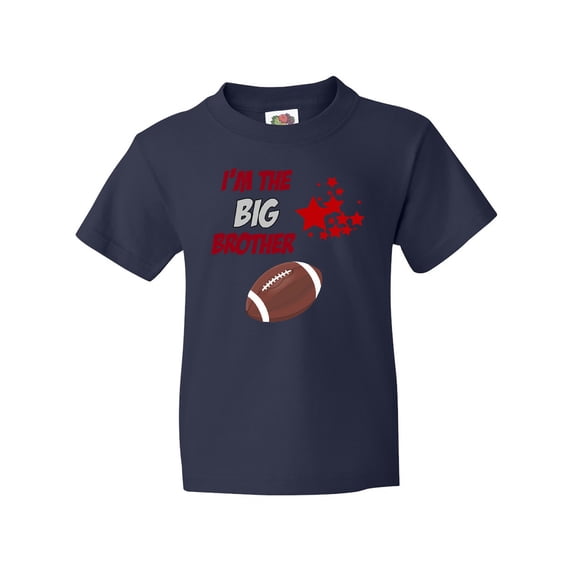 Inktastic I'm the Big Brother Football Youth T-Shirt