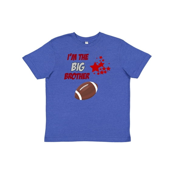 Inktastic I'm the Big Brother Football Youth T-Shirt