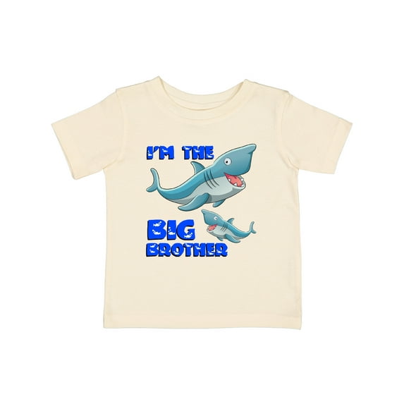 Inktastic I'm the Big Brother Shark Boys Baby T-Shirt