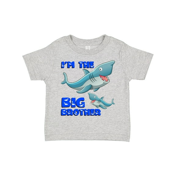 Inktastic I'm the Big Brother Shark Boys Toddler T-Shirt