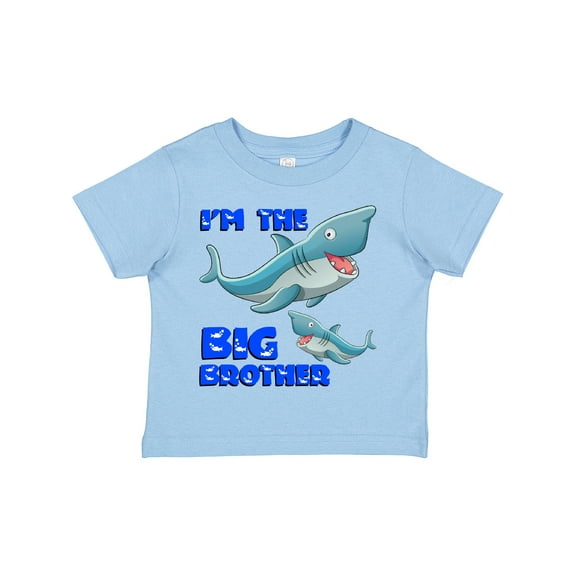 Inktastic I'm the Big Brother Shark Boys Toddler T-Shirt