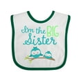 thumbnail image 1 of Inktastic I'm the Big Sister Girls Baby Bib, 1 of 4