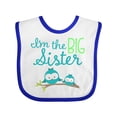 thumbnail image 1 of Inktastic I'm the Big Sister Girls Baby Bib, 1 of 4