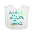 thumbnail image 1 of Inktastic I'm the Big Sister Girls Baby Bib, 1 of 4